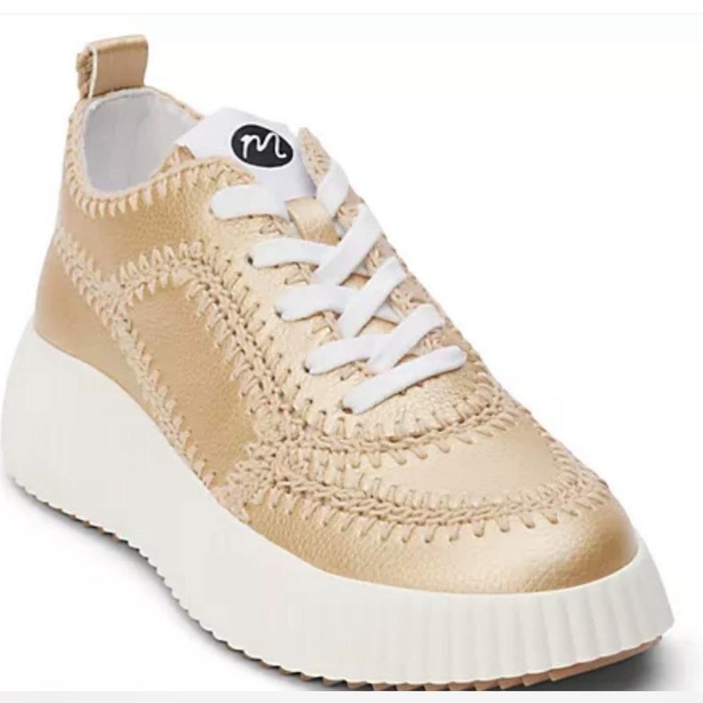 * SOLD * Gold Platform Sneakers Coconuts by Matisse